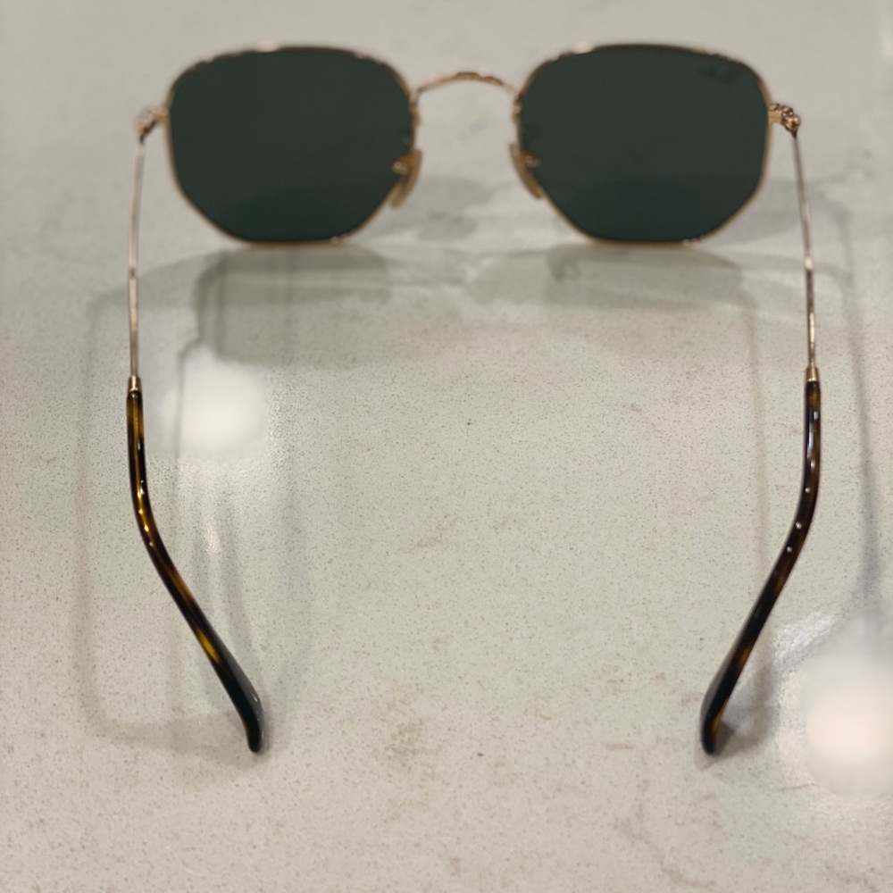 Rayban Hexagonal Flat Sunglasses - image 5